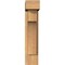 Ekena Millwork Westlake Block Smooth Bracket w/ Offset Brace, Western Red Cedar, 5 1/2"W x 14"D x 26"H BKT0604X14X26WTL05SWR - alternate 2